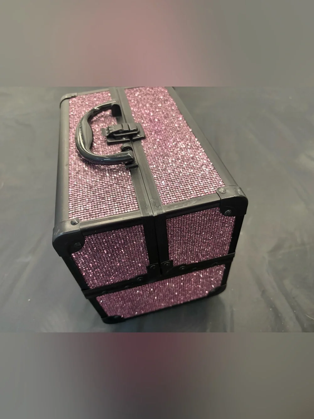 Ulta Beauty Artistry Edition Sparkling Pink Makeup Train Case